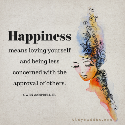 Happiness Means Loving Yourself