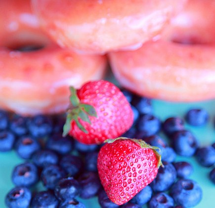 Donuts and Berries