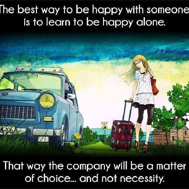Learn to Be Happy Alone