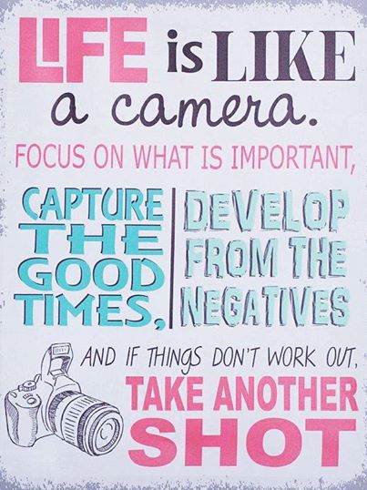 Life Is Like a Camera