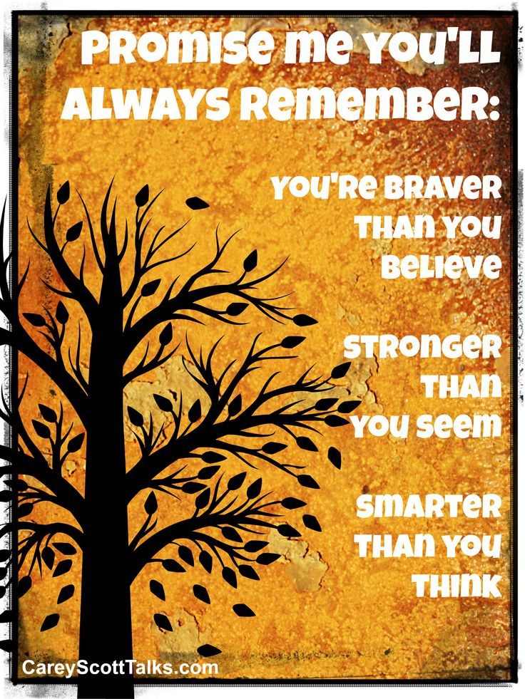 You're Braver Than You Believe