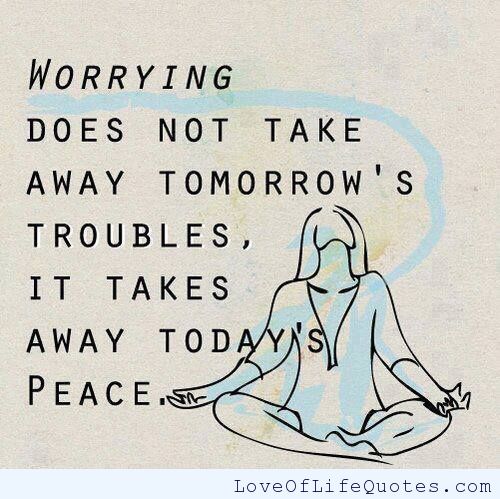 What Worrying Does