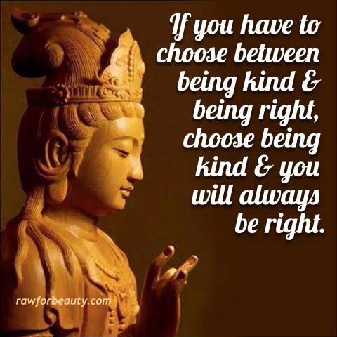 Being Kind and Being Right