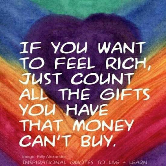 If You Want to Feel Rich