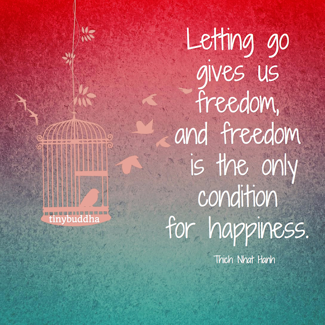 Letting Go Gives Us Freedom