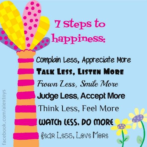 7 Steps to Happiness