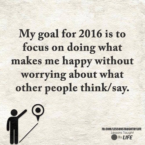 My Goal for 2016