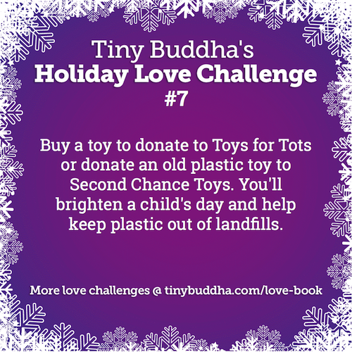 Tiny Buddhas Holiday Love Challenge #7