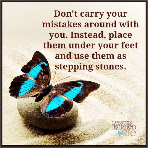 Dont carry mistakes
