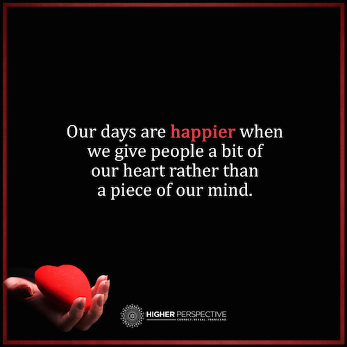 Our days are happier when