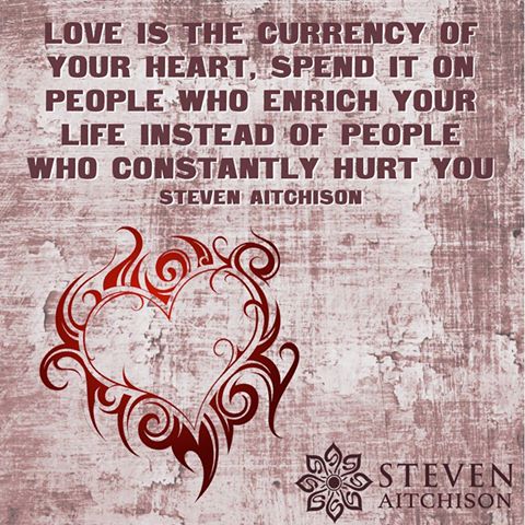 Love is the currency of the heart