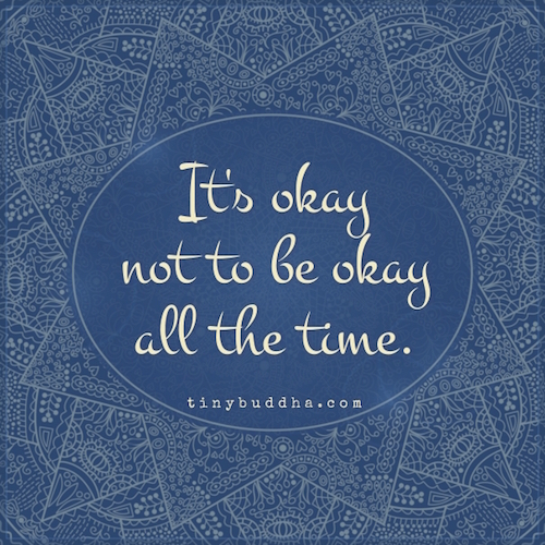It's okay not to be okay