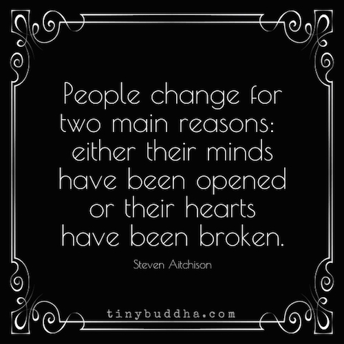 People change for two main reasons
