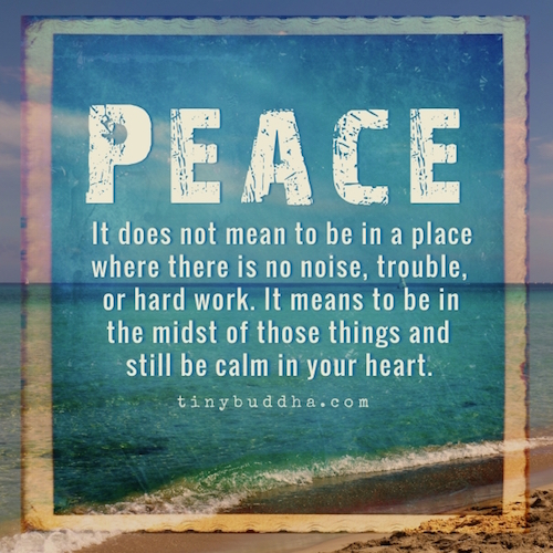 The meaning of peace