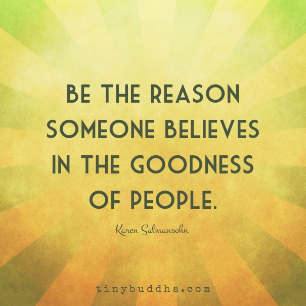 Be the reason