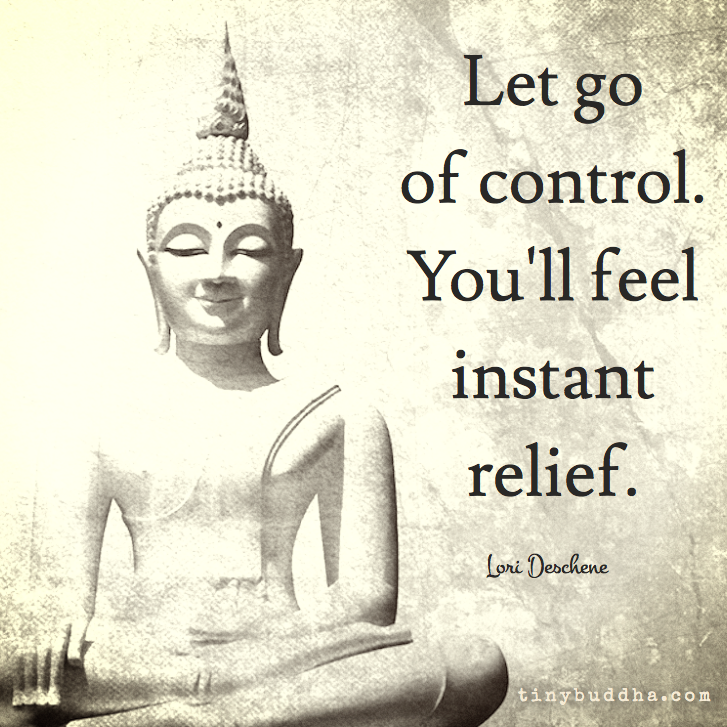 Let go of control
