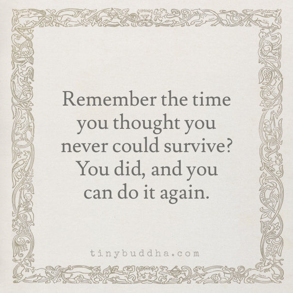 You survived
