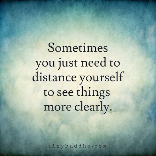 Distance yourself