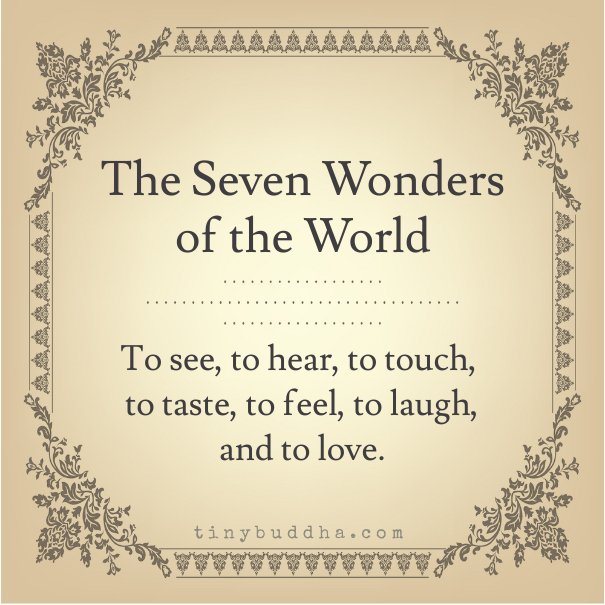 The seven wonders