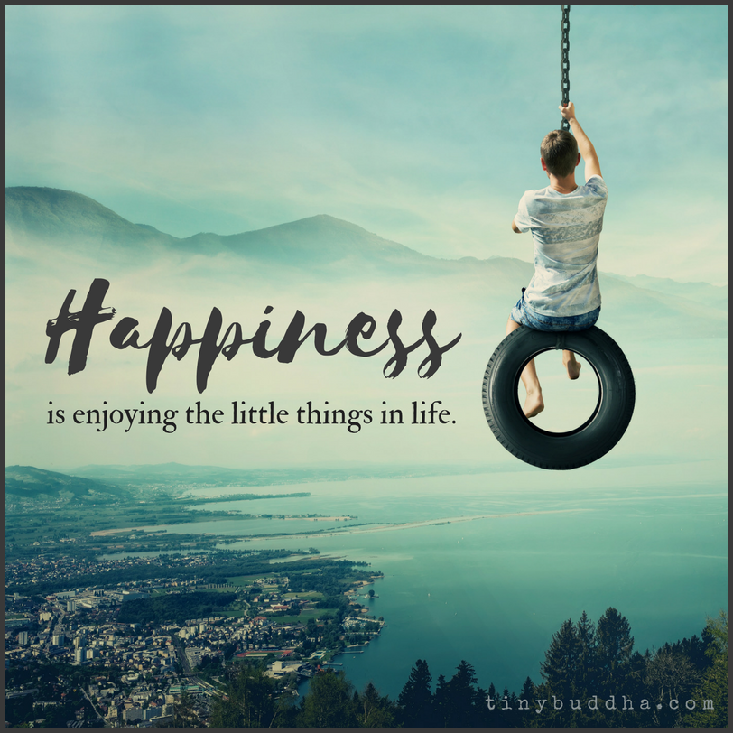 true happiness lies in the little things essay