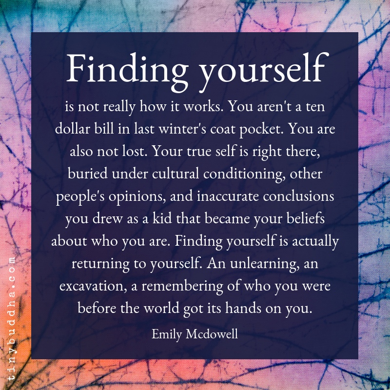 Finding yourself