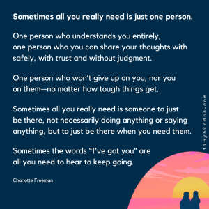 Just One Person