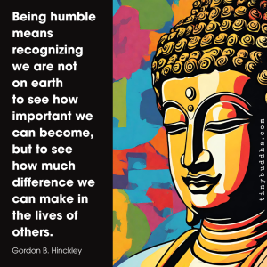 Being Humble Means