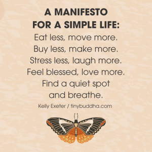 A Manifesto for a Simple Life