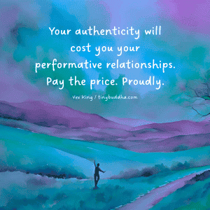 Your Authenticity Will Cost You...